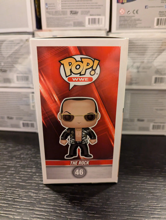 The Rock 46 ~ WWE ~ Funko Pop Vinyl FRENLY BRICKS - Open 7 Days