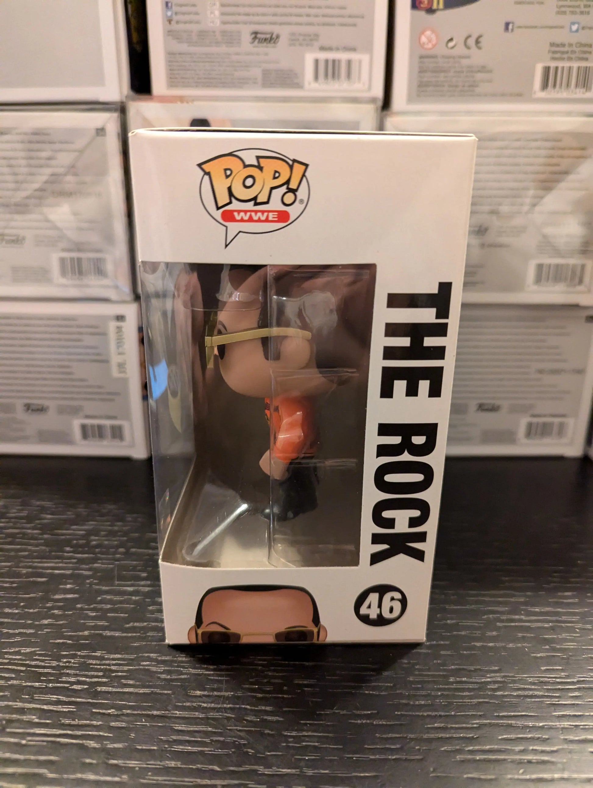 The Rock 46 ~ WWE ~ Funko Pop Vinyl FRENLY BRICKS - Open 7 Days