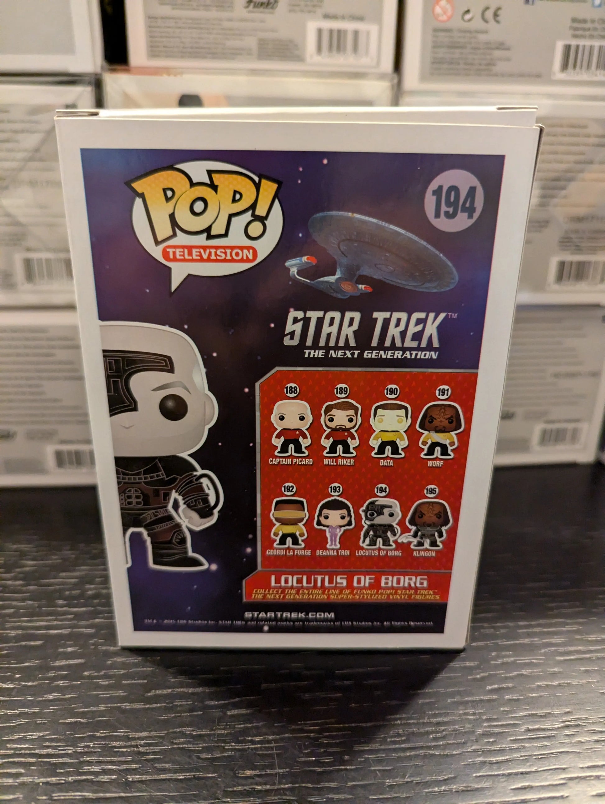 Funko Pop! Vinyl: Star Trek  Locutus of Borg #194 FRENLY BRICKS - Open 7 Days