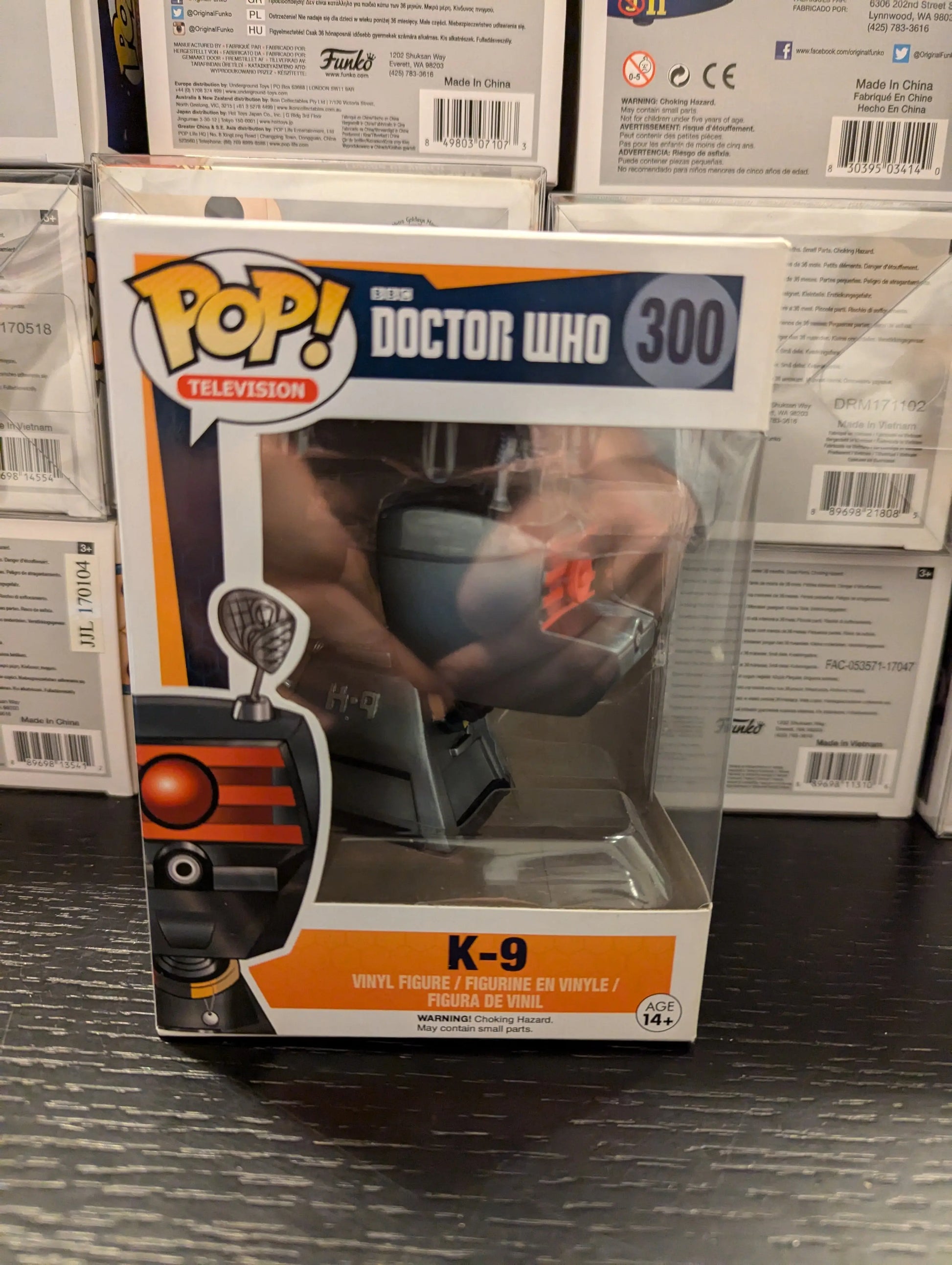 Doctor Who K9 300 US Exclusive Funko Pop Vinyl FRENLY BRICKS - Open 7 Days