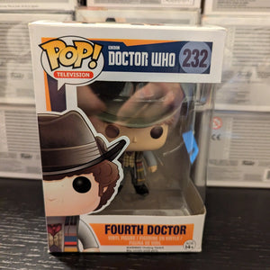 FUNKO Pop Vinyl DOCTOIR WHO Fourth Doctor #232 Figure FRENLY BRICKS - Open 7 Days