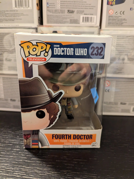 FUNKO Pop Vinyl DOCTOIR WHO Fourth Doctor #232 Figure FRENLY BRICKS - Open 7 Days