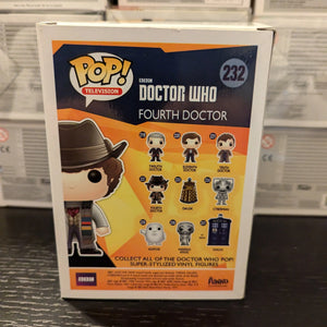 FUNKO Pop Vinyl DOCTOIR WHO Fourth Doctor #232 Figure FRENLY BRICKS - Open 7 Days