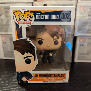 Funko Pop #302 - Doctor Who - Jack Harkness Vortex Manipulator - Vaulted FRENLY BRICKS - Open 7 Days