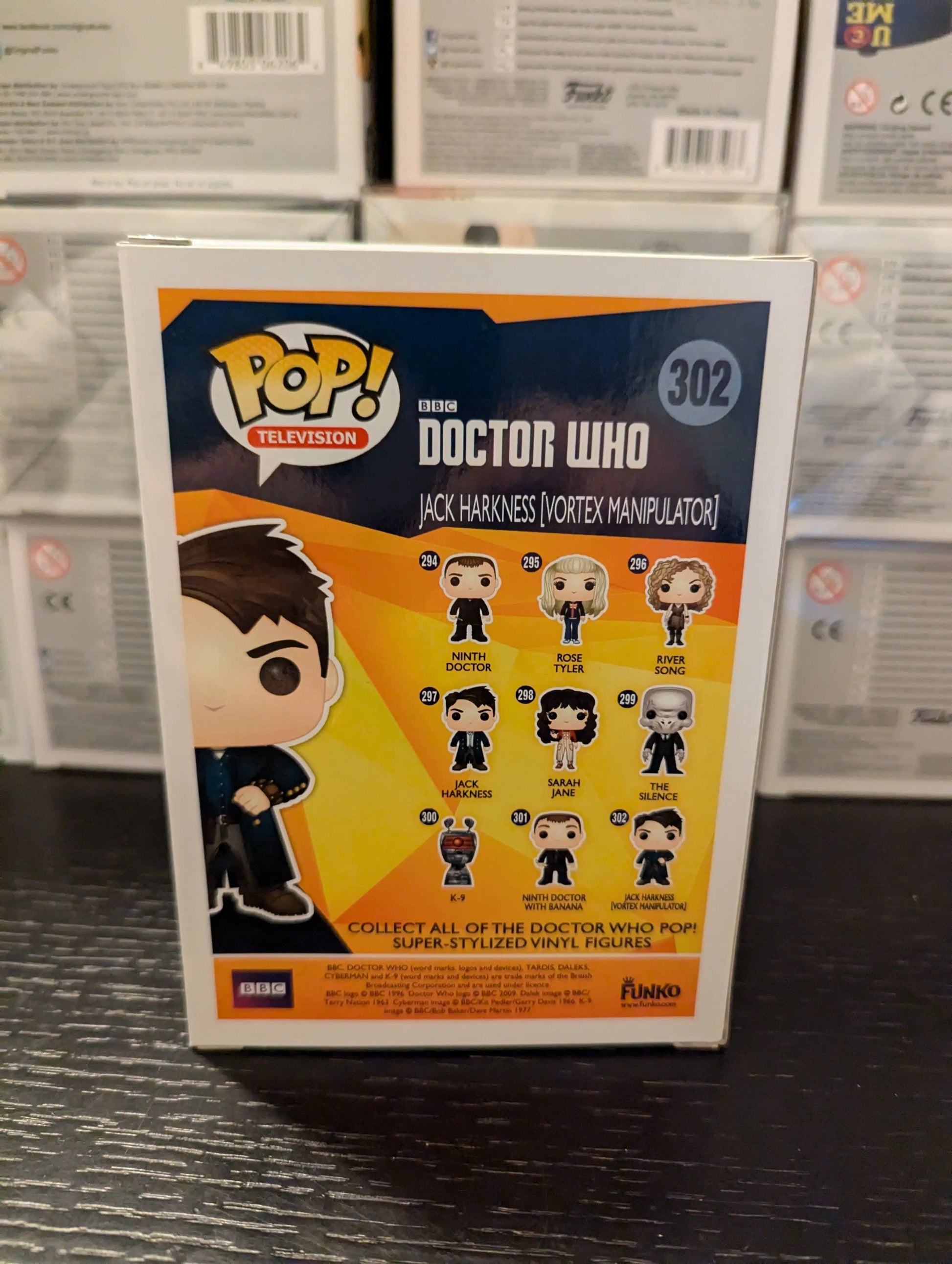 Funko Pop #302 - Doctor Who - Jack Harkness Vortex Manipulator - Vaulted FRENLY BRICKS - Open 7 Days