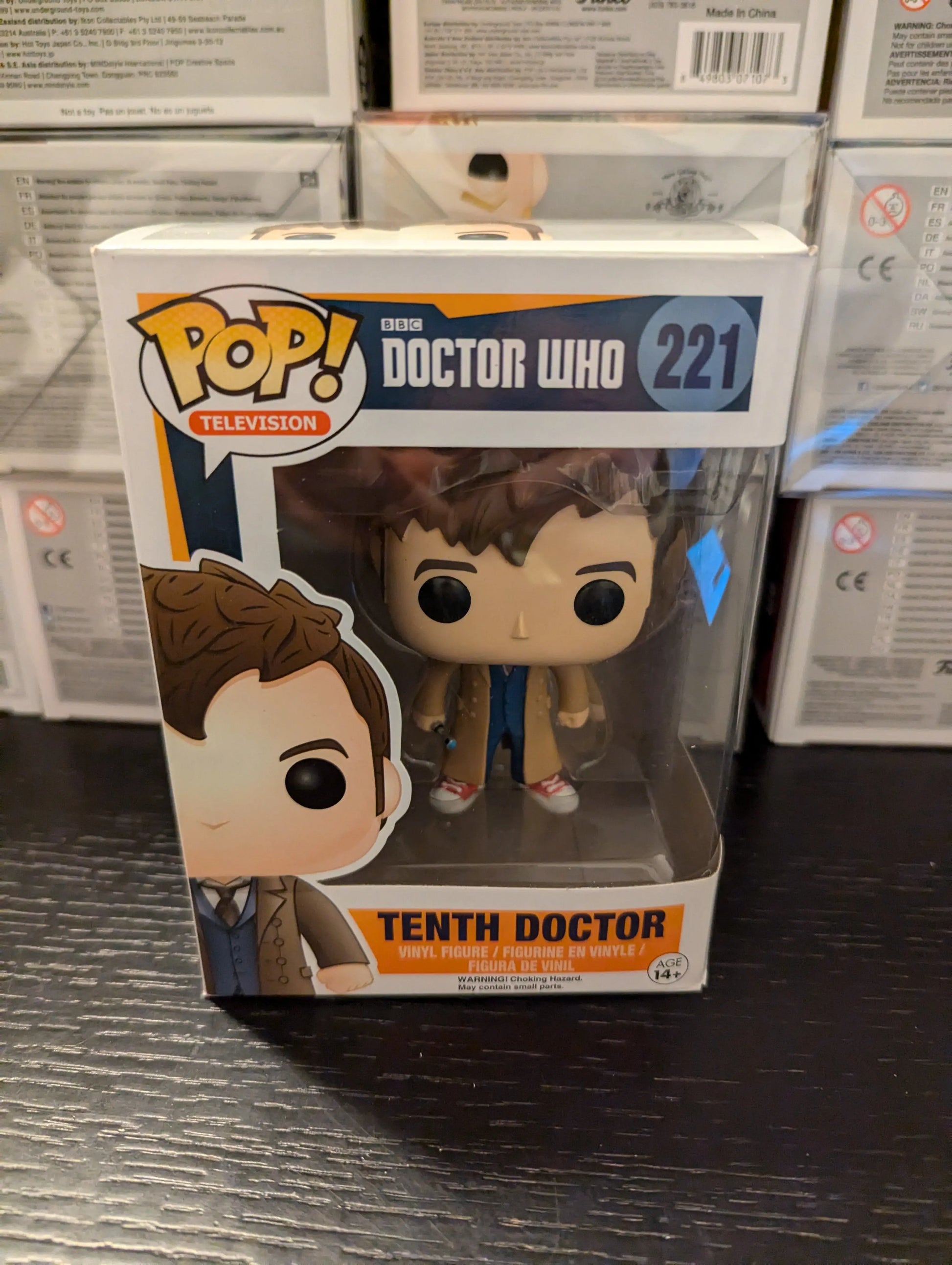 Funko Pop Dr Who 221 Tenth Doctor Vinyl Figure David Tenant FRENLY BRICKS - Open 7 Days