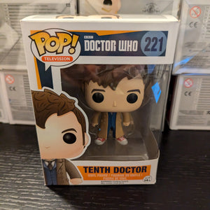 Funko Pop Dr Who 221 Tenth Doctor Vinyl Figure David Tenant FRENLY BRICKS - Open 7 Days