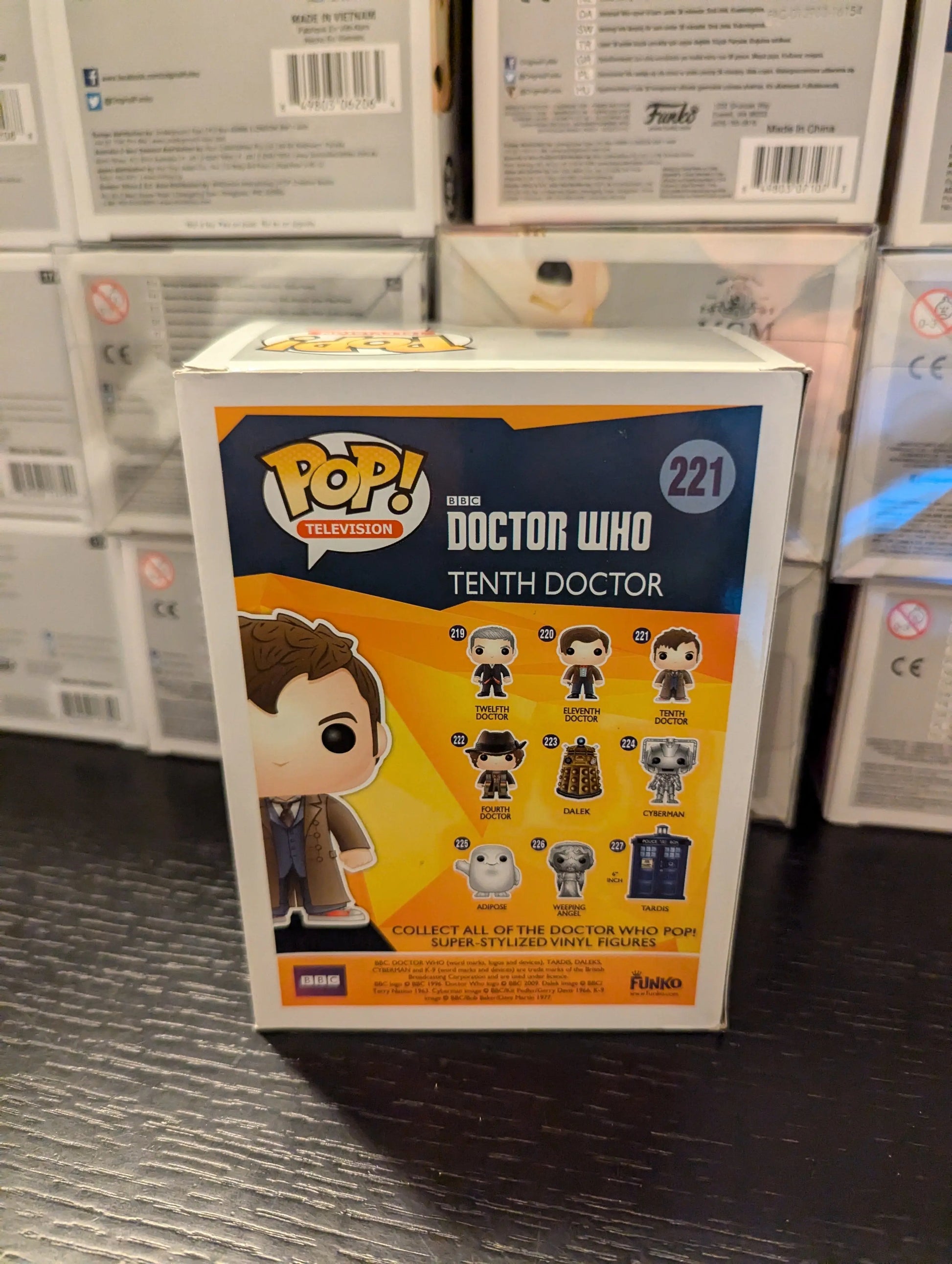 Funko Pop Dr Who 221 Tenth Doctor Vinyl Figure David Tenant FRENLY BRICKS - Open 7 Days