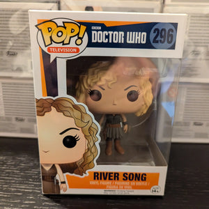 Funko Pop! Television Doctor Who River Song  #296 FRENLY BRICKS - Open 7 Days