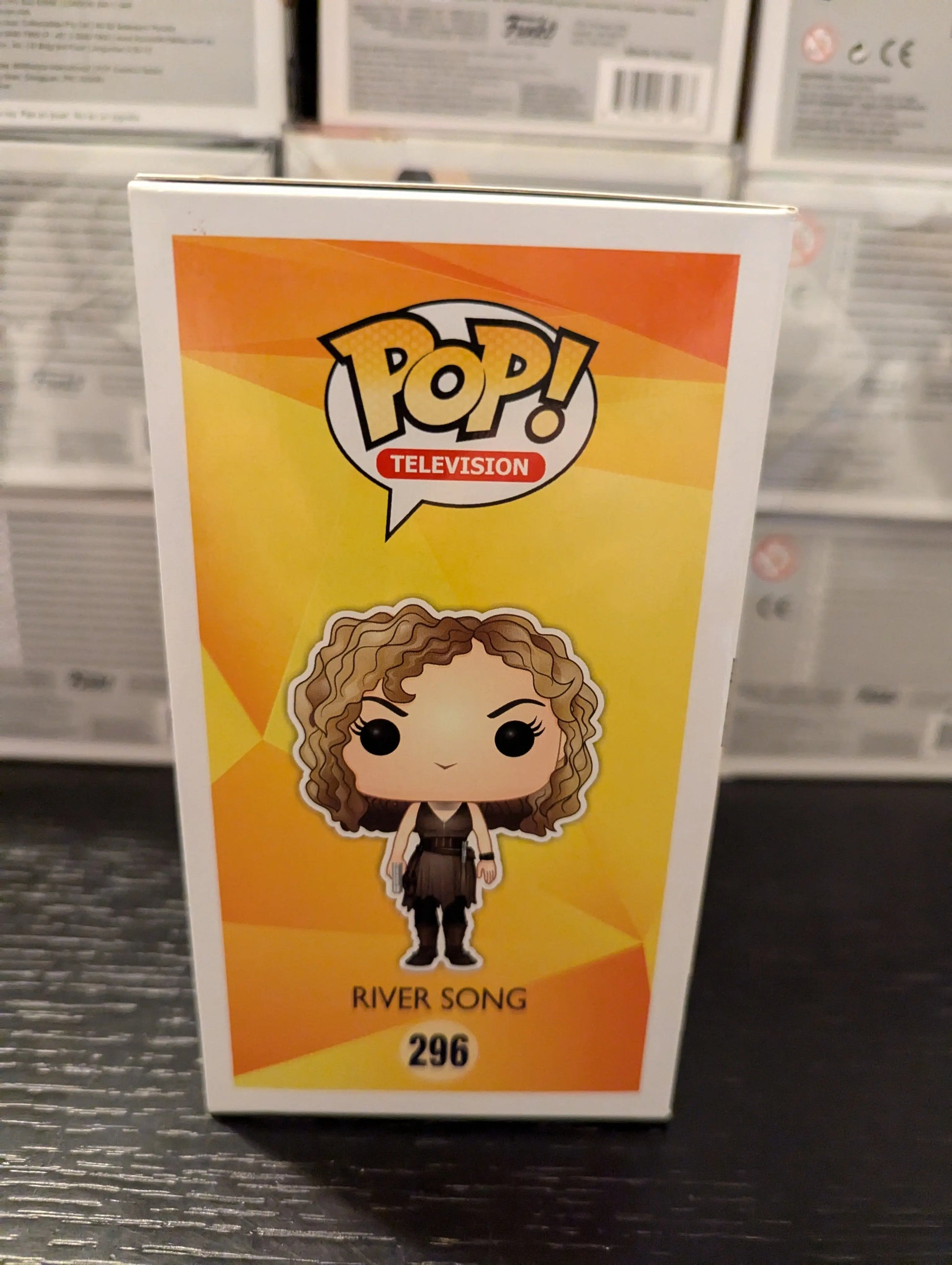 Funko Pop! Television Doctor Who River Song  #296 FRENLY BRICKS - Open 7 Days