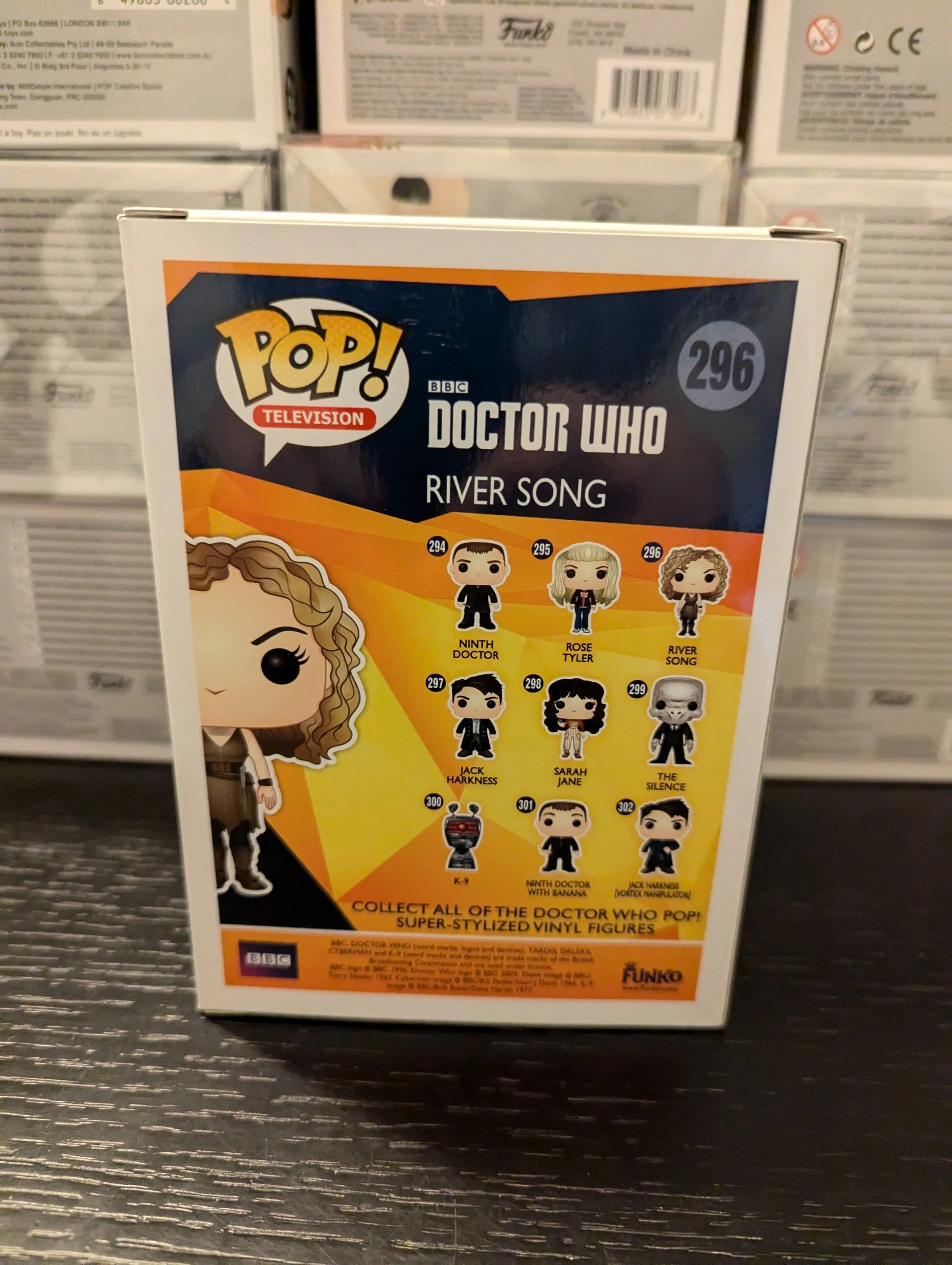 Funko Pop! Television Doctor Who River Song  #296 FRENLY BRICKS - Open 7 Days