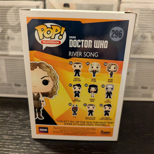 Funko Pop! Television Doctor Who River Song  #296 FRENLY BRICKS - Open 7 Days