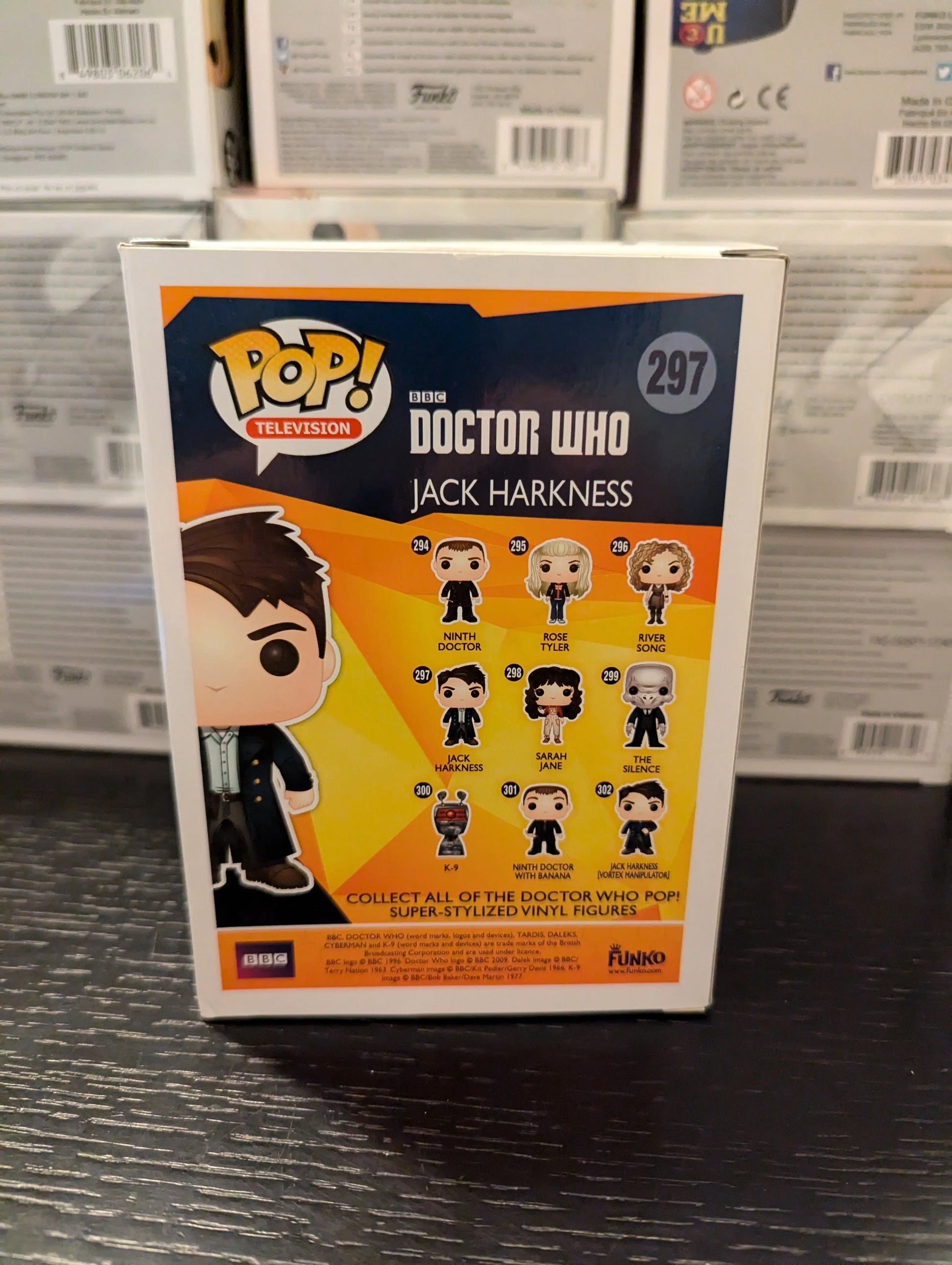 Funko Pop! Vinyl: Doctor Who - Jack Harkness #297 Vaulted FRENLY BRICKS - Open 7 Days