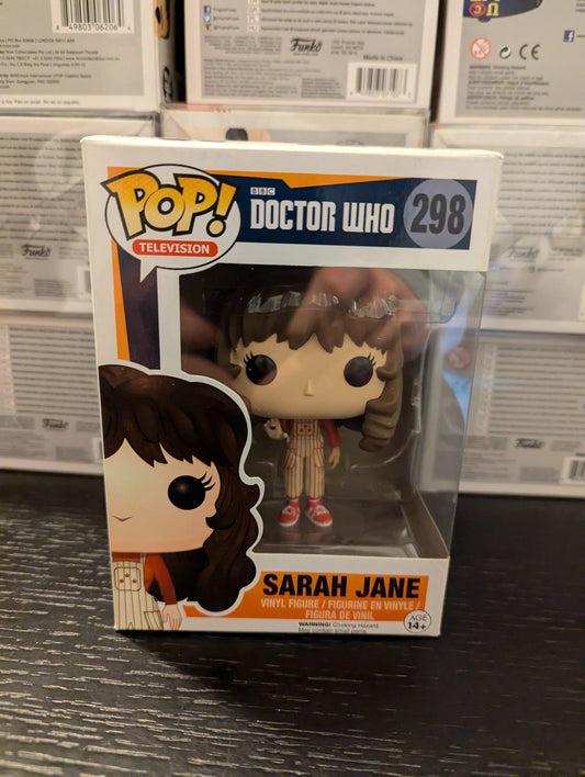 FUNKO POP! ~ DOCTOR WHO 298 ~ SARAH JANE Vinyl Figure FRENLY BRICKS - Open 7 Days