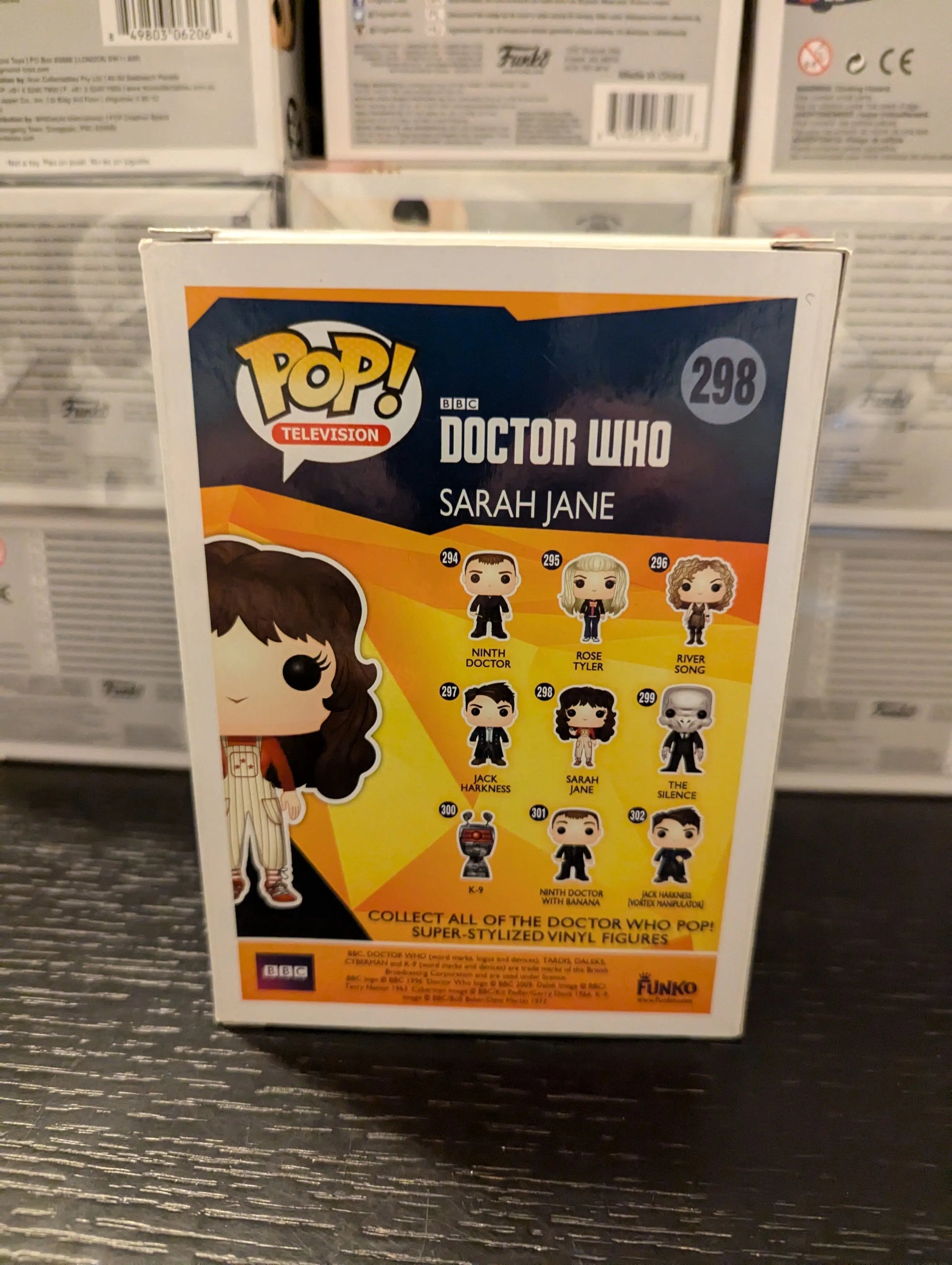 FUNKO POP! ~ DOCTOR WHO 298 ~ SARAH JANE Vinyl Figure FRENLY BRICKS - Open 7 Days