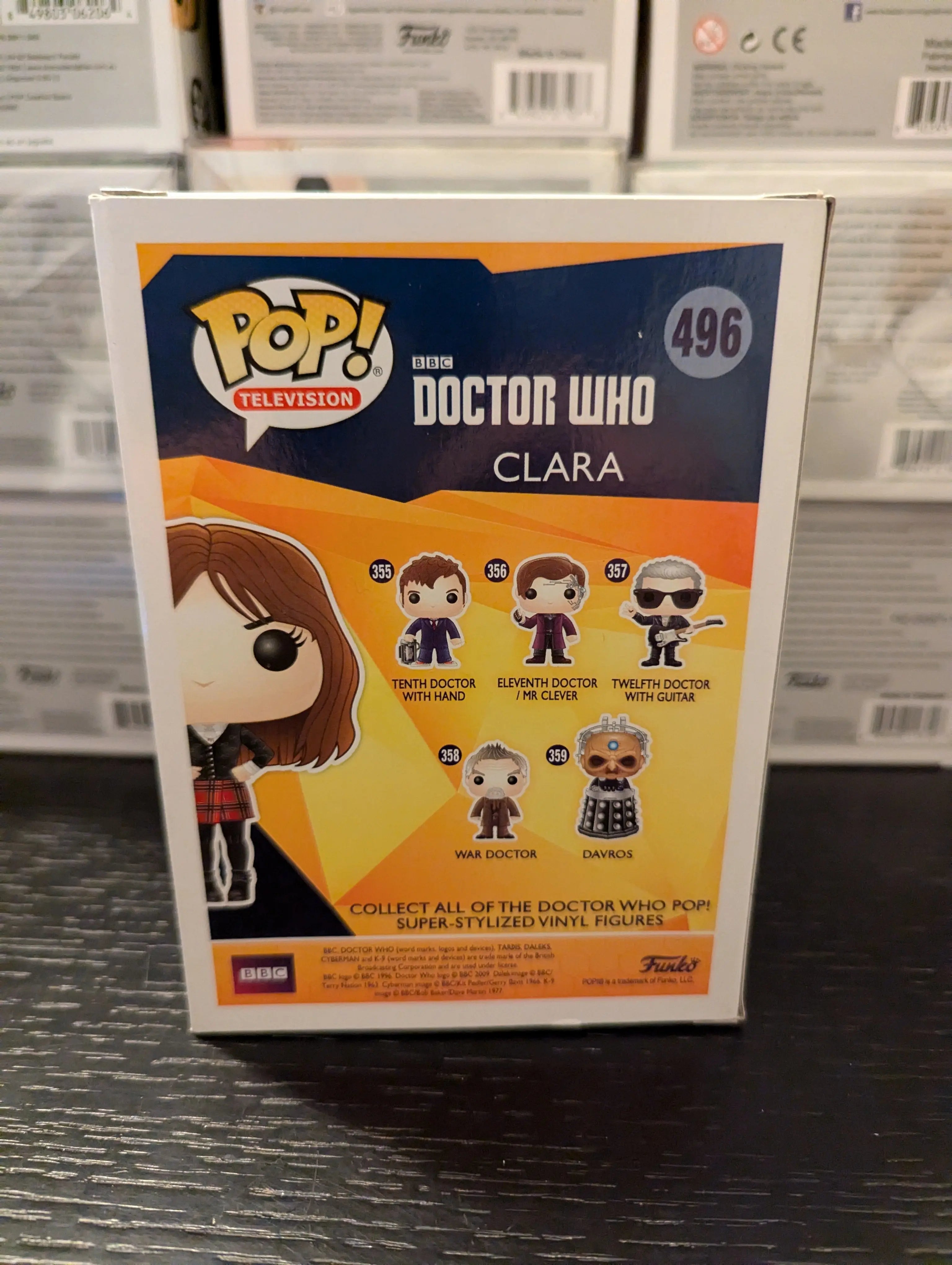 Funko Doctor Who Pop!TV CLARA Exclusive 2017 summer convention newest #496