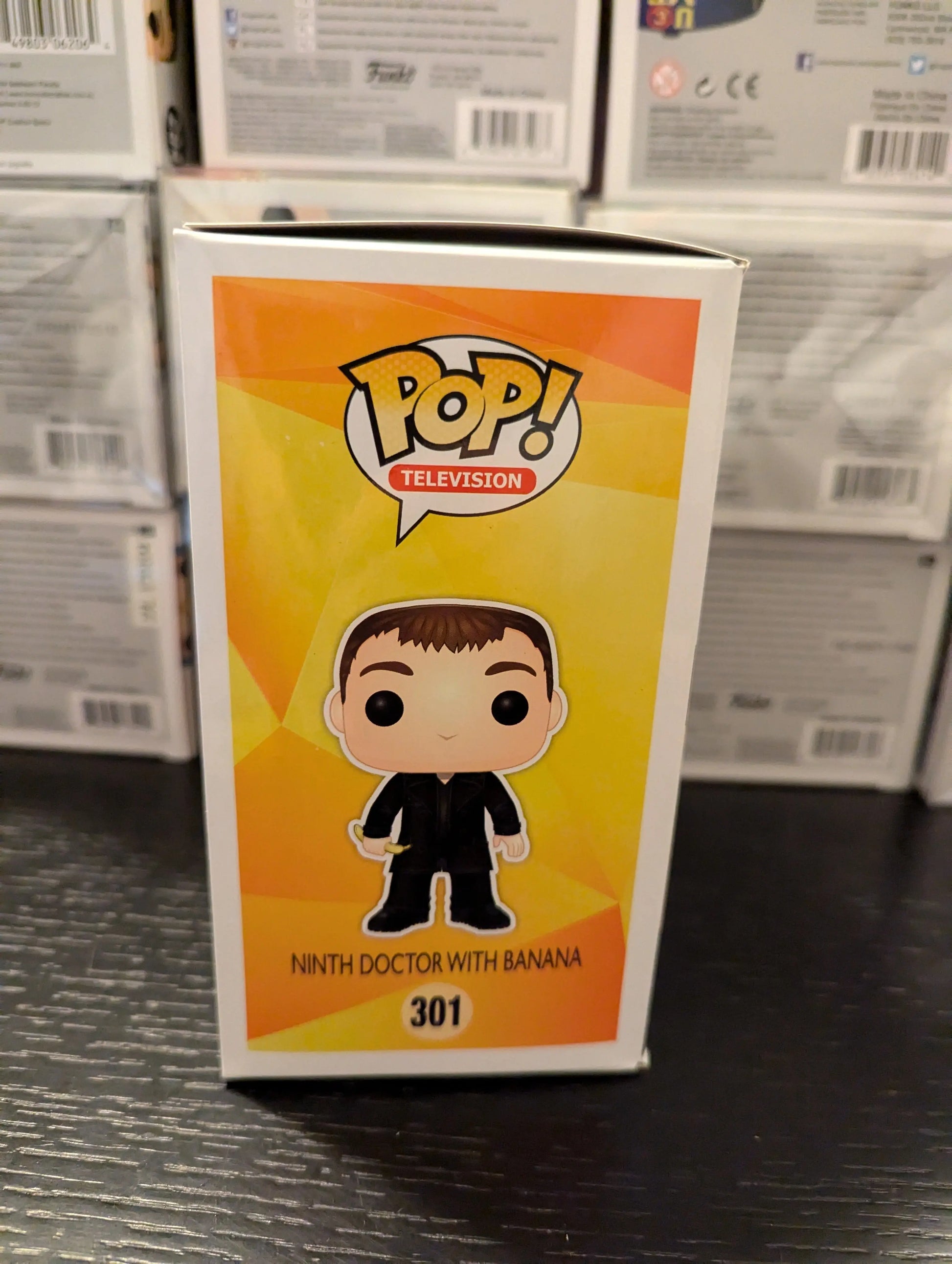 Doctor Who - 9th Doctor with Banana Pop! Vinyl Figure #301 FRENLY BRICKS - Open 7 Days