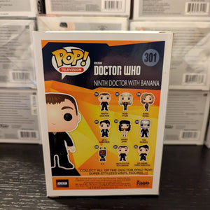 Doctor Who - 9th Doctor with Banana Pop! Vinyl Figure #301 FRENLY BRICKS - Open 7 Days