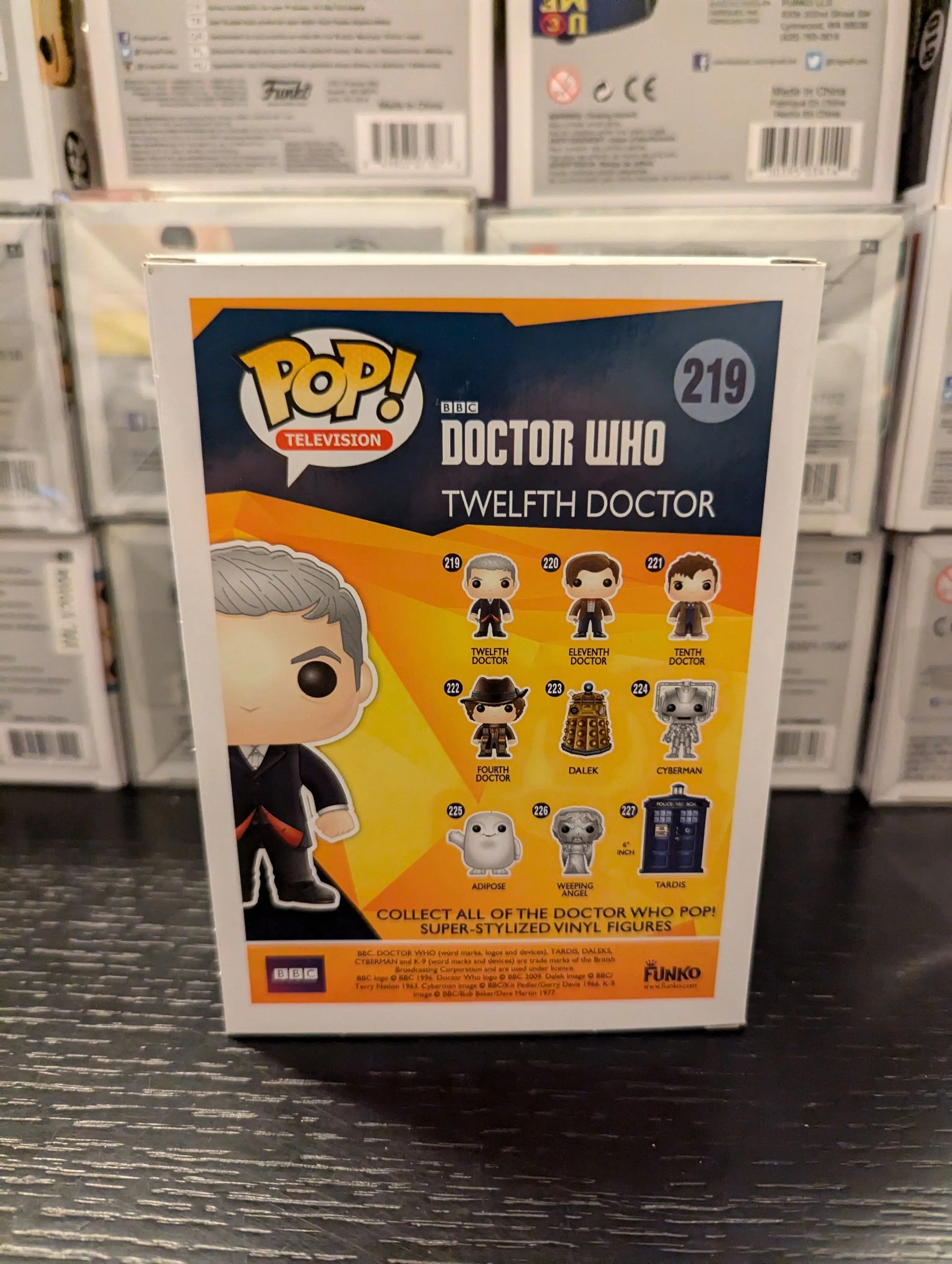 Funko Pop! TV BBC Doctor Who Vinyl Figure - Twelfth Doctor #219 FRENLY BRICKS - Open 7 Days