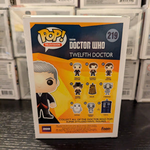 Funko Pop! TV BBC Doctor Who Vinyl Figure - Twelfth Doctor #219 FRENLY BRICKS - Open 7 Days