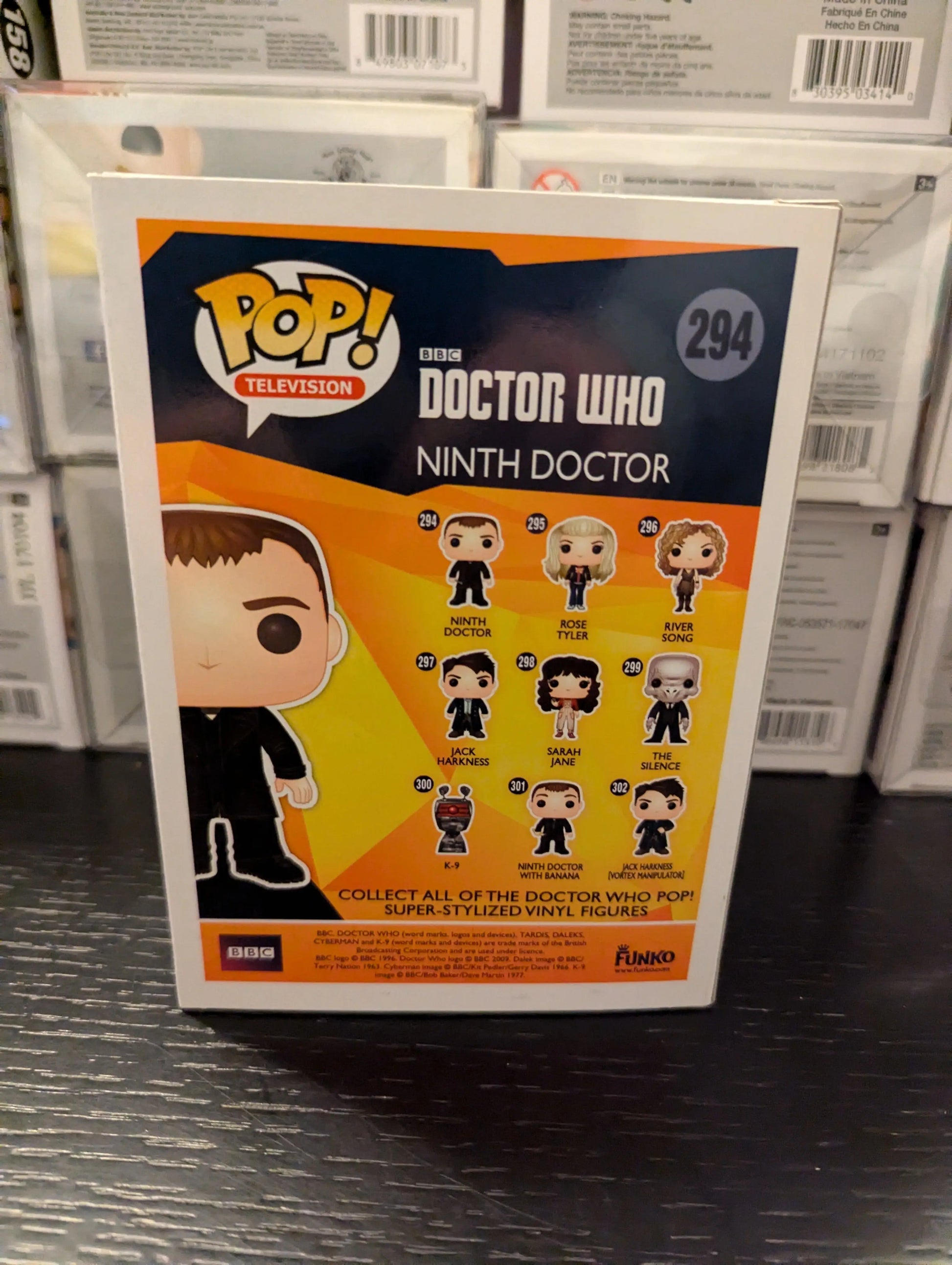 Funko Pop! BBC Doctor Who Ninth Doctor #294 Pop FRENLY BRICKS - Open 7 Days