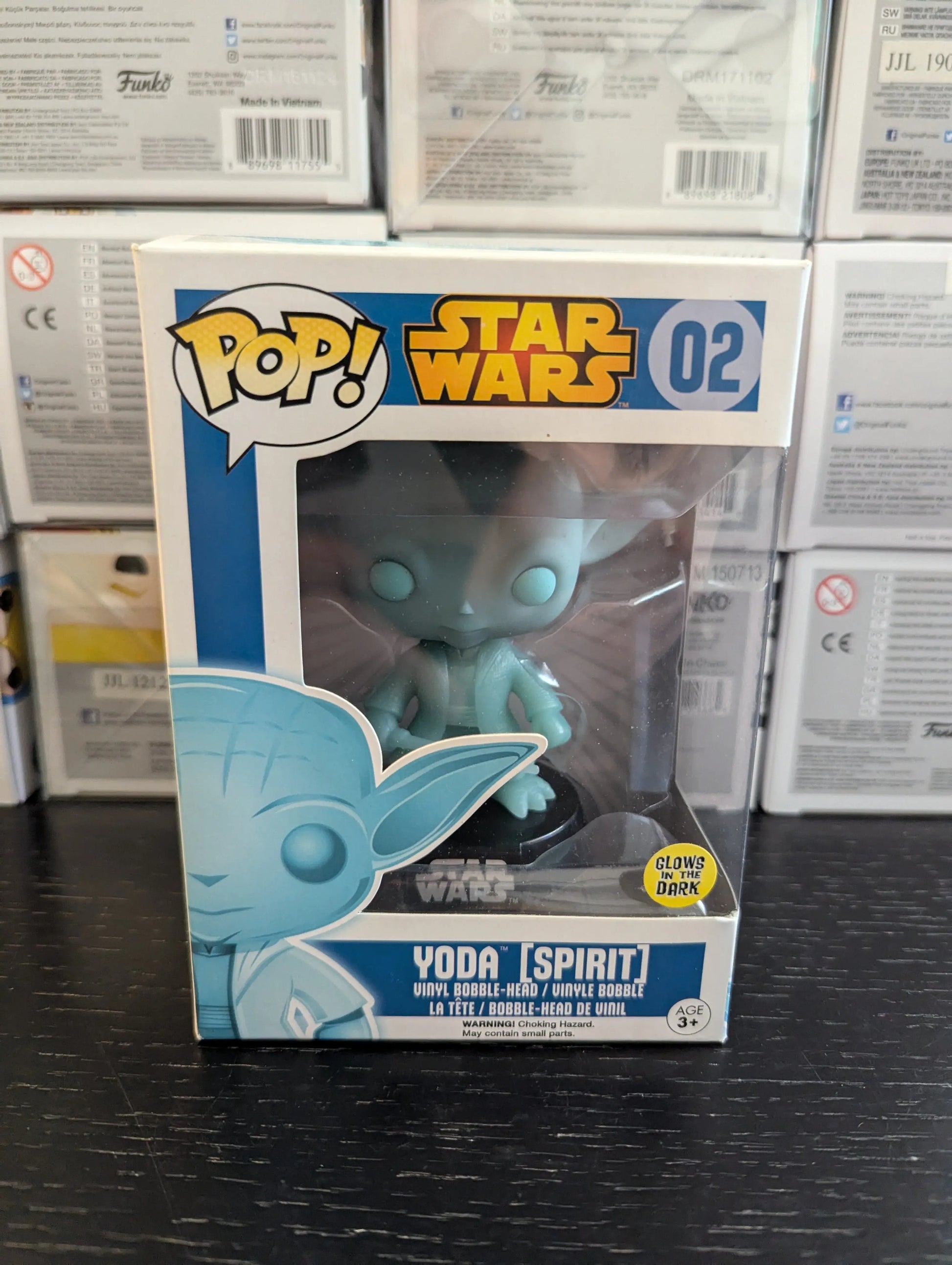 Funko ~ 02 Yoda (Spirit) Glow in the Dark Pop! Vinyl ~ Star Wars ~ Disney FRENLY BRICKS - Open 7 Days