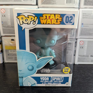 Funko ~ 02 Yoda (Spirit) Glow in the Dark Pop! Vinyl ~ Star Wars ~ Disney FRENLY BRICKS - Open 7 Days