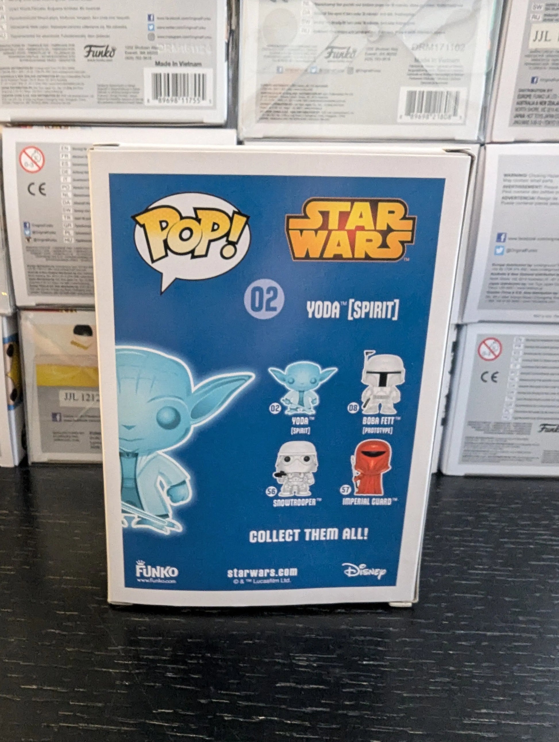 Funko ~ 02 Yoda (Spirit) Glow in the Dark Pop! Vinyl ~ Star Wars ~ Disney FRENLY BRICKS - Open 7 Days