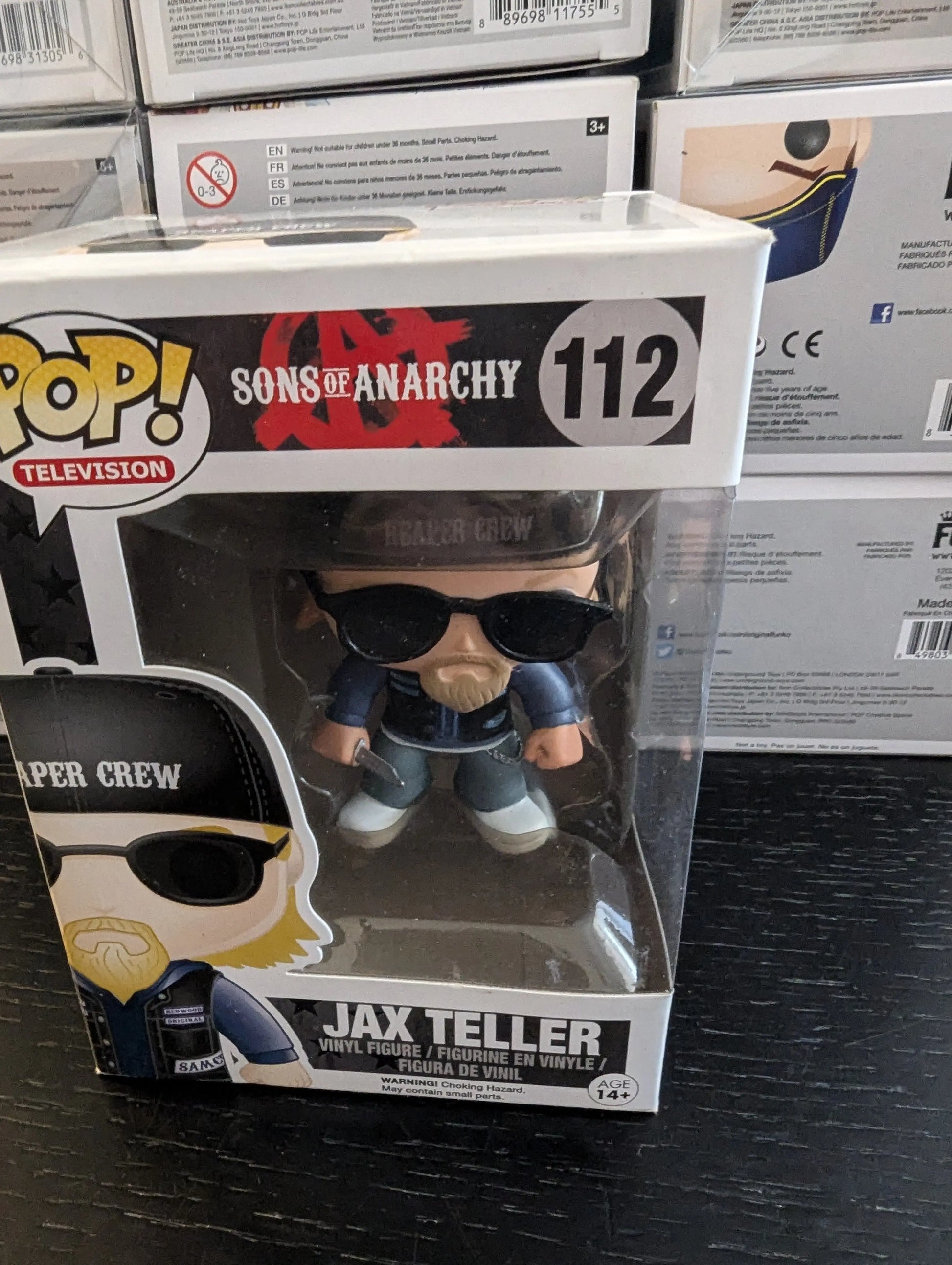 Funko POP! Vinyl Figure - Sons of Anarchy - JAX TELLER #112 *NM* FRENLY BRICKS - Open 7 Days