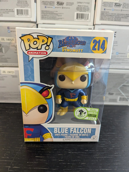 Funko Pop! Blue Falcon #214 Emerald City Comic Con 2017 Limited Edition FRENLY BRICKS - Open 7 Days