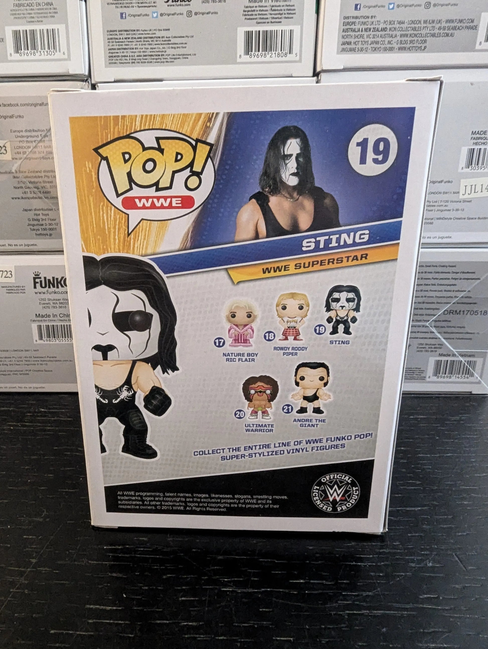 Sting WWE Funko Pop Vinyl #19 FRENLY BRICKS - Open 7 Days