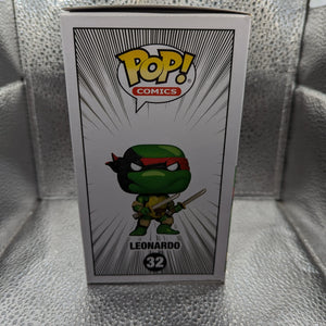 Funko POP! Comics: LEONARDO #32 Black and White CHASE Special Edition FRENLY BRICKS - Open 7 Days