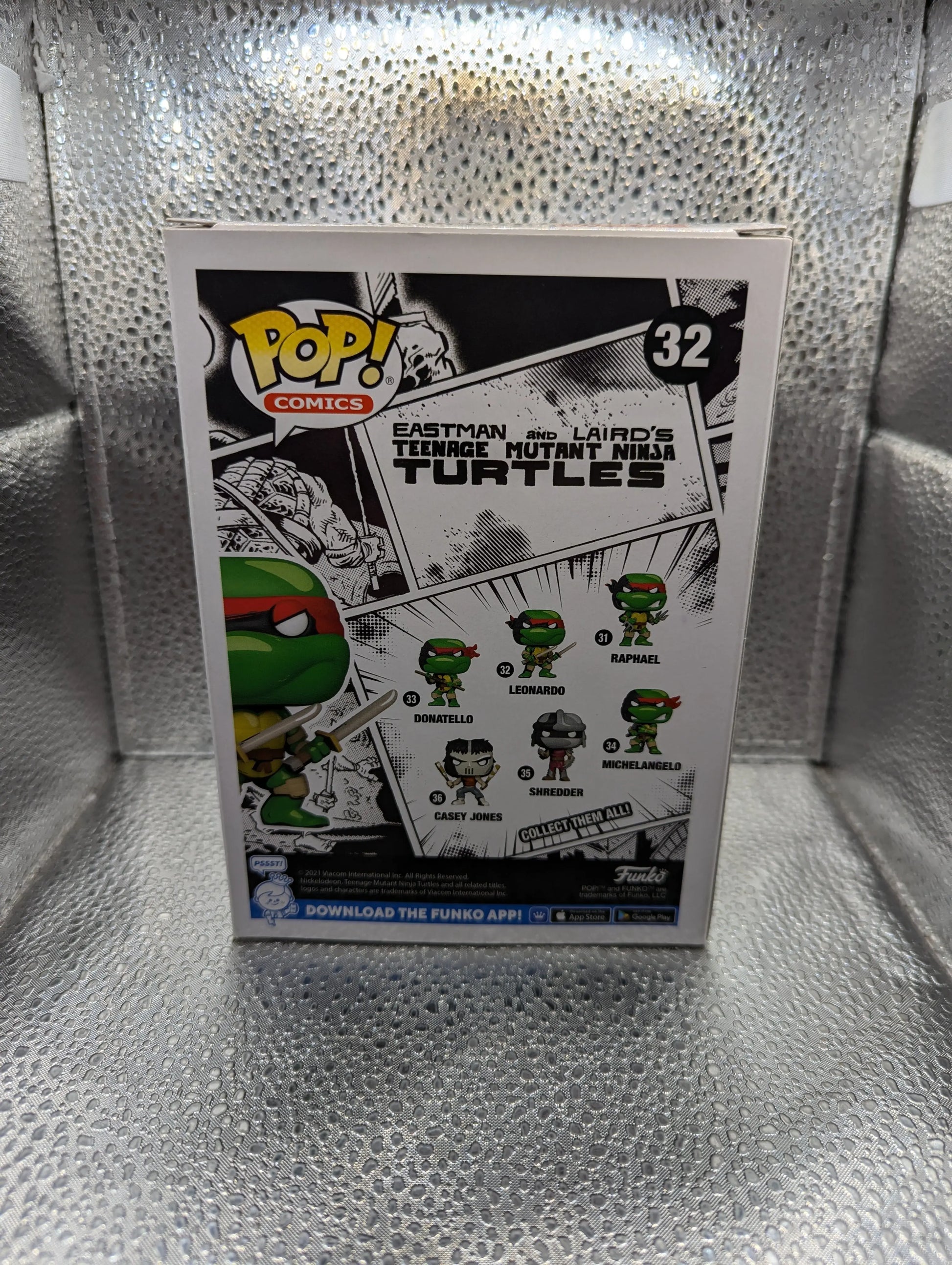 Funko POP! Comics: LEONARDO #32 Black and White CHASE Special Edition FRENLY BRICKS - Open 7 Days