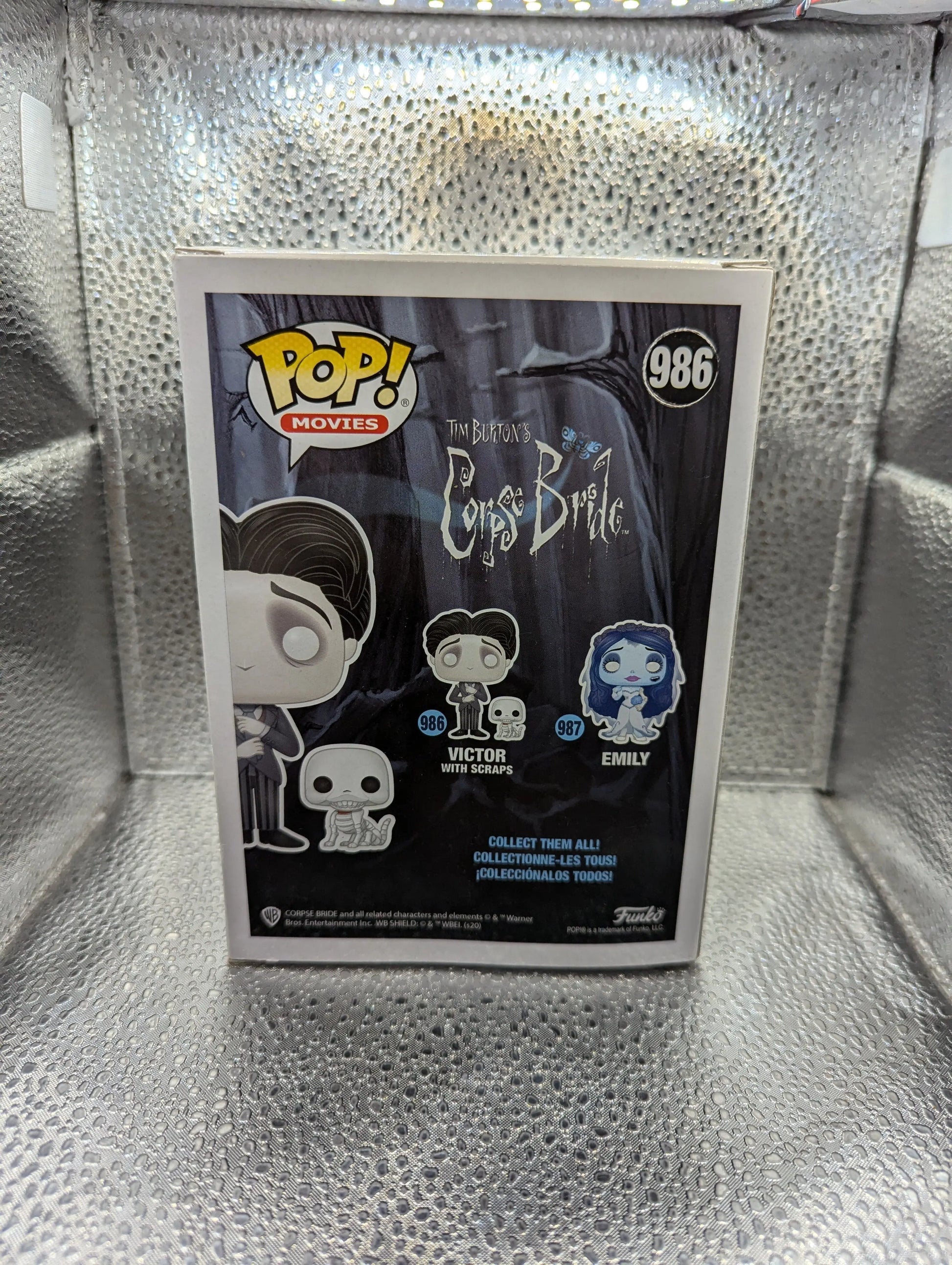 Corpse Bride - Victor Van Dort with Scraps Pop! Vinyl Figure #986 FRENLY BRICKS - Open 7 Days