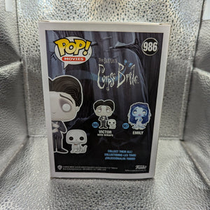 Corpse Bride - Victor Van Dort with Scraps Pop! Vinyl Figure #986 FRENLY BRICKS - Open 7 Days