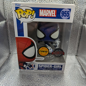 Marvel Spider Girl Funko Pop! Vinyl Figure 955 (Chase) Spiderman Spider Man Rare FRENLY BRICKS - Open 7 Days