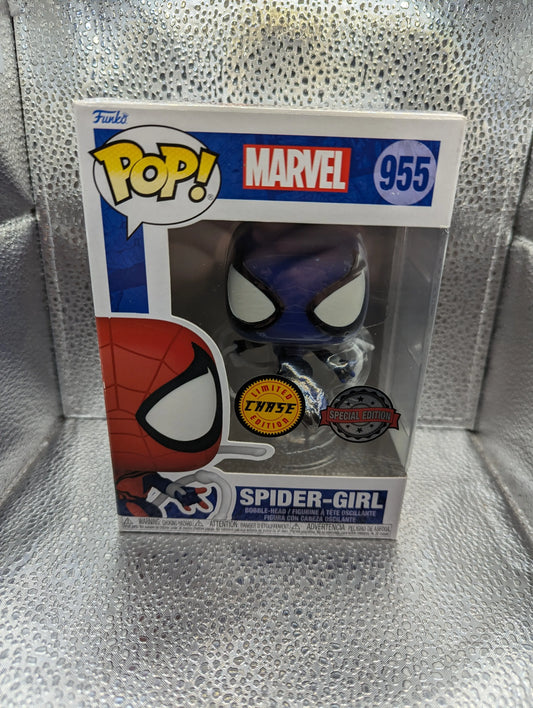 Marvel Spider Girl Funko Pop! Vinyl Figure 955 (Chase) Spiderman Spider Man Rare FRENLY BRICKS - Open 7 Days