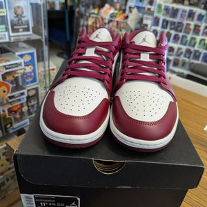 Nike Air Jordan 1 Low Cardinal Red White Shoes 553558-607 Men’s Size 11.5 NEW FRENLY BRICKS - Open 7 Days