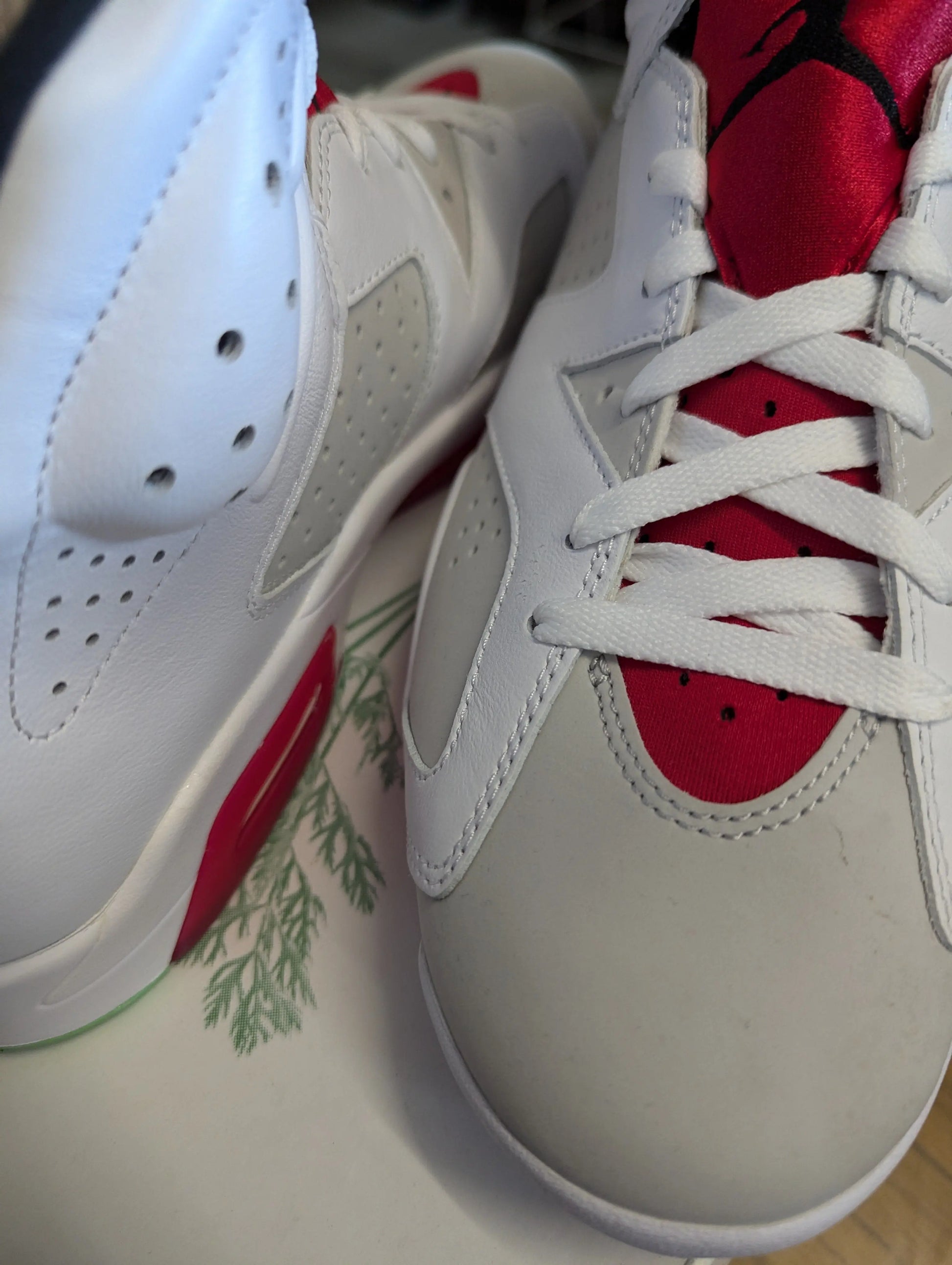 CT8529-062 Nike Air Jordan Retro VI 6 Retro Hare Neutral Grey White True Red us10 FRENLY BRICKS - Open 7 Days