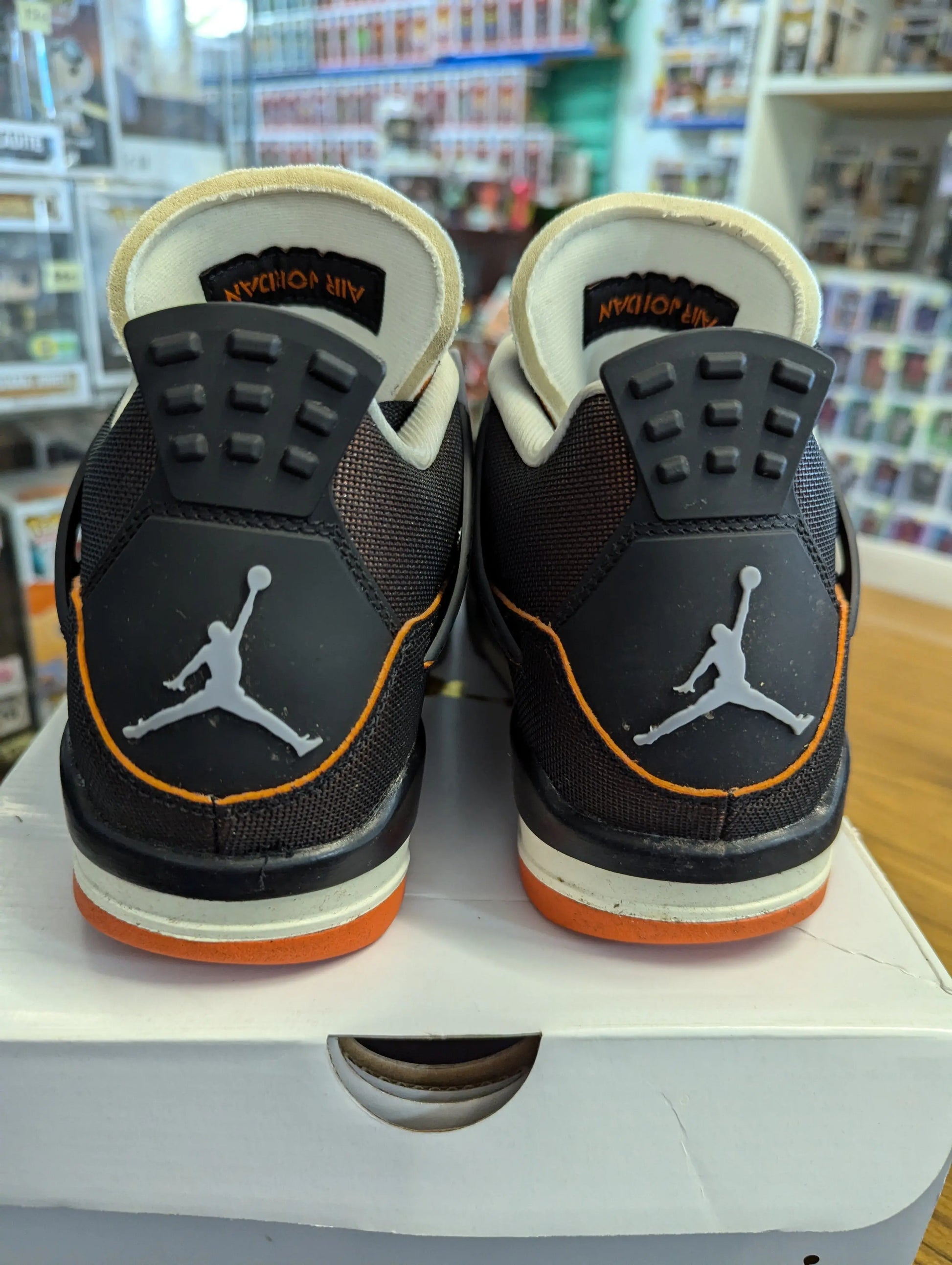 Nike Air Jordan 4 IV Retro Starfish Black Sail Grey Women’s Sz 6 CW7183-100 used FRENLY BRICKS - Open 7 Days