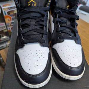 Jordan 1 Mid 'Pollen' USED GS (US7Y - US 8.5 womens) Panda Chicago FRENLY BRICKS - Open 7 Days