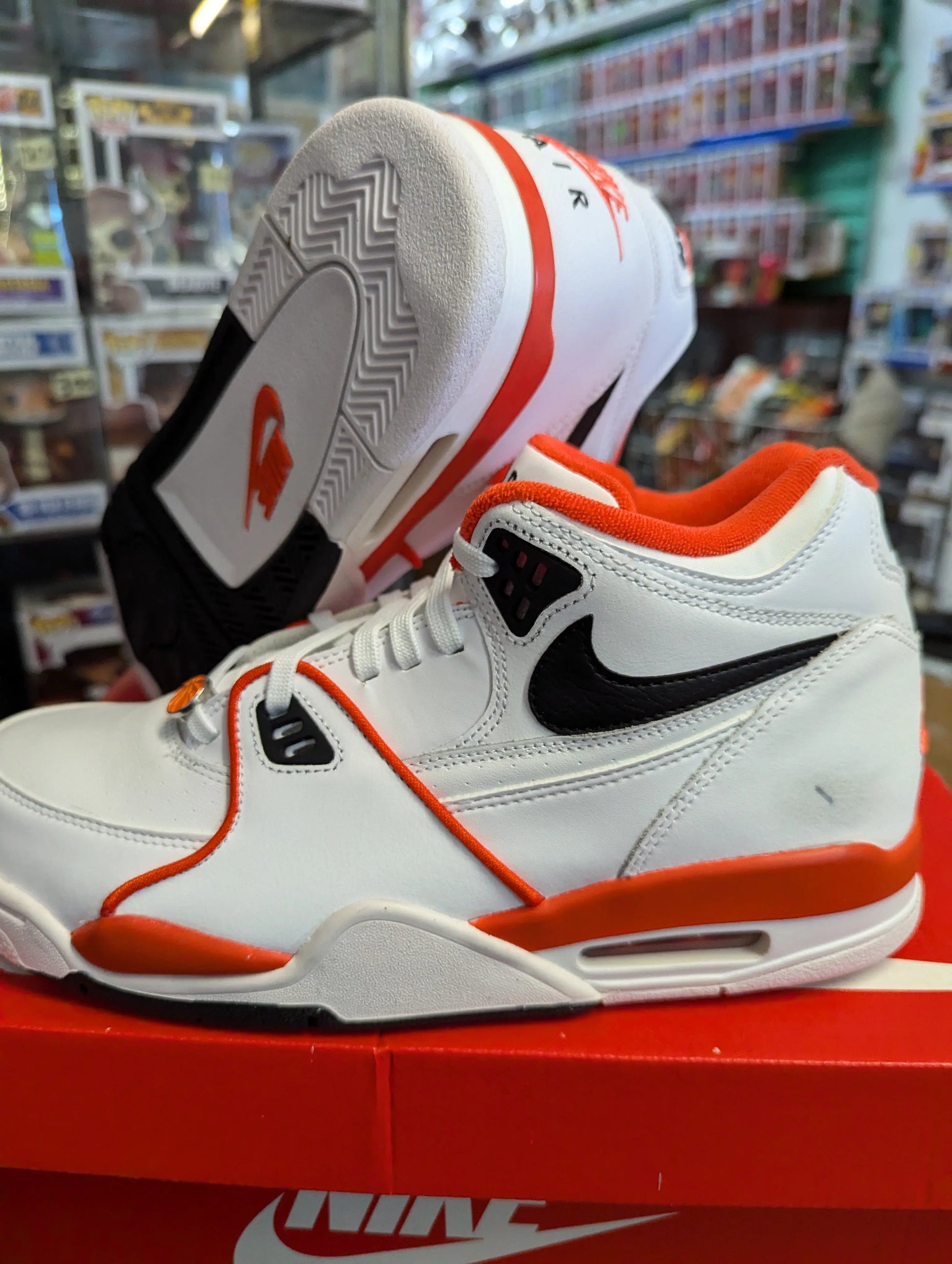 Size 10 - Nike Air Flight 89 EMB Rucker Park used FRENLY BRICKS - Open 7 Days