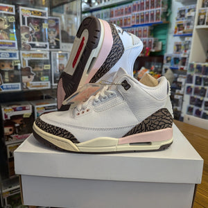 Air Jordan 3 'Neapolitan' White Sneaker, Size 6 used pre-owned CK9246-102 FRENLY BRICKS - Open 7 Days