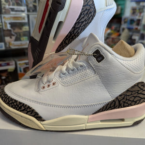 Air Jordan 3 'Neapolitan' White Sneaker, Size 6 used pre-owned CK9246-102 FRENLY BRICKS - Open 7 Days