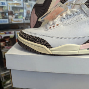 Air Jordan 3 'Neapolitan' White Sneaker, Size 6 used pre-owned CK9246-102 FRENLY BRICKS - Open 7 Days