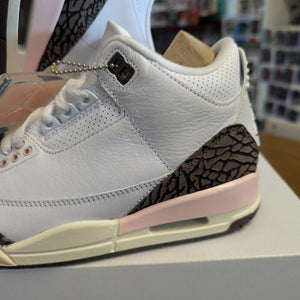 Air Jordan 3 'Neapolitan' White Sneaker, Size 6 used pre-owned CK9246-102 FRENLY BRICKS - Open 7 Days