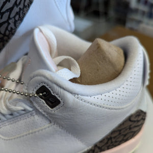 Air Jordan 3 'Neapolitan' White Sneaker, Size 6 used pre-owned CK9246-102 FRENLY BRICKS - Open 7 Days