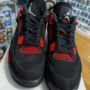 Jordan 4 Retro Crimson Red Thunder Size us 11 USED pre-owned replace box FRENLY BRICKS - Open 7 Days