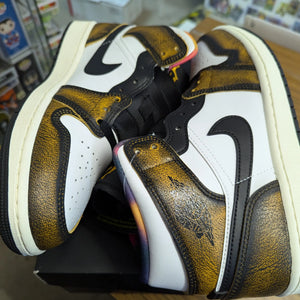 Nike Air Jordan Retro 1 Mid SE Wear Away Taxi Black White Orange Sail DQ8417-071 FRENLY BRICKS - Open 7 Days