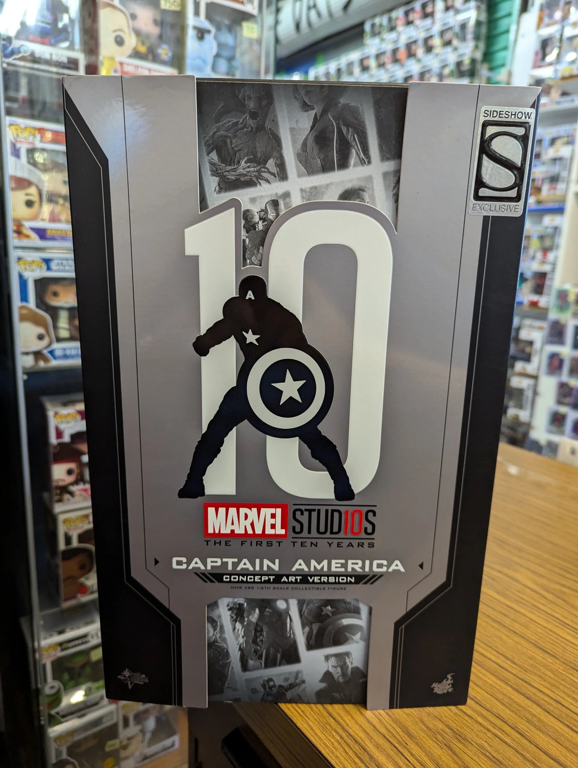 Hot Toys Captain America Concept Art Marvel Studios Avengers 1/6 Figure MMS488 FRENLY BRICKS - Open 7 Days